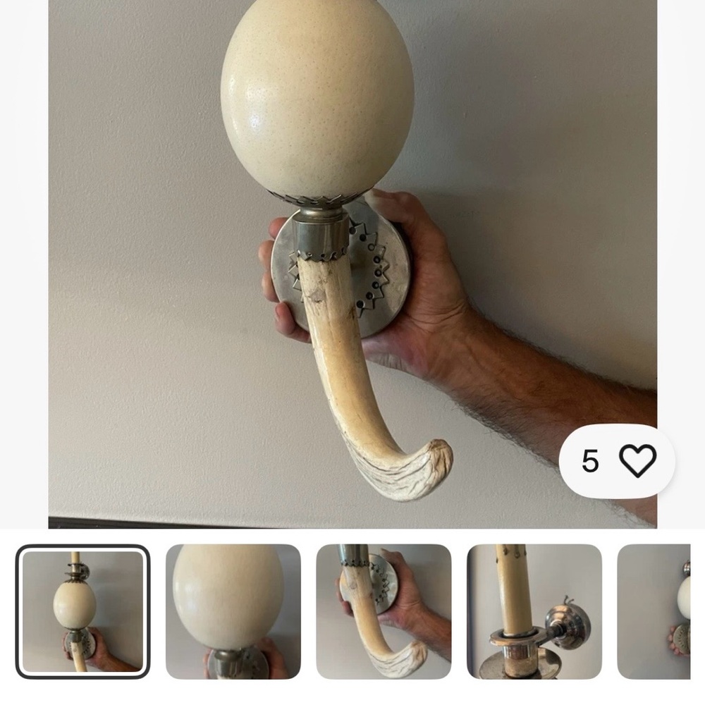 Anthony Redmile wall sconce
